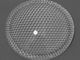 10ワット円形の明確なLED光学Planoのとつレンズ38のMm 60度
